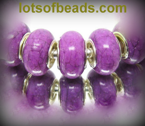 Purple Turquoise ADD-A-BEAD 